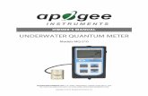 MQ-510 Owners Manual - Amazon Simple Storage Service · MQ meters consist of a handheld meter and a dedicated quantum sensor ... series quantum meters include manual and automatic