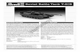 Soviet BattleTank T-80B - manuals.hobbico.commanuals.hobbico.com/rvl/80-3104.pdf · The Soviet battle tank T-80, a parallel model to the T-72, is the succes- ... the cannon but also
