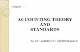ACCOUNTING THEORY AND STANDARDS - …omancollege.edu.om/UploadFacultyDocuments/2853-Chapter 1-203404... · Accounting Principles, Concepts and Postulates A Conceptual Framework Accounting