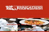 LOUISIANA RESTAURANT ASSOCIATION education foundation€¦ · The Louisiana Restaurant Association Education Foundation ... labs and a 400-hour internship, ... the 2013 LRAEF Five