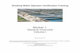 Module 1: General Overview Volume I - files.dep.state.pa.usfiles.dep.state.pa.us/.../dw-01a_vol_1_gen_overview_wb.pdf · Drinking Water Operator Certification Training Module 1: General