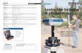 Antenna Integrated Leading Edge Technology in a … GNSS Receiver Leading Edge Technology in a Rugged Design Sokkia GSX2 GNSS Receiver SPECIFICATIONS Tracking Capability Number of