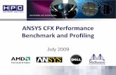 ANSYS CFX Performance Benchmark and Profiling CFX Performance Benchmark and Profiling ... • Up to 12.8 GB/s ... – Building Block Foundations for best price/performance and performance/watt