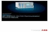 RER620 Protocol Manual IEC 60870-5-101/104 … mode 19 Overflow indication addresses 19 Overflow situation clearing 20 Supported data types ...