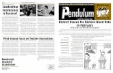 At the Head of the Class: The official in-house ...newburghta.com/Pendulum/_jan 05 issue.pdf52 Pierces Road Newburgh, New York 12550 - 3259 ... students in every class, in every school,