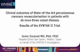 Clinical outcomes of State-of-the-Art percutaneous .../media/Clinical/PDF-Files/Approved-PDFs/2017/08/17...Clinical outcomes of State-of-the-Art percutaneous coronary revascularisation