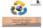 Drakenstein Municipality Green Energy Projects 22 April …awsassets.wwf.org.za/downloads/drakenstein_municipality_green... · Drakenstein Municipality Green Energy Projects 22 April