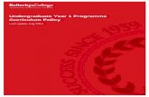 Undergraduate Year 1 Programme Curriculum Policy Site/Files/Bellerbys... · Policy: Undergraduate Year 1 Programme Curriculum Policy Version: 1.0 ... Programme specifications 5. Programme