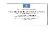 CIN U40102OR2004SGC007553 TENDER DOCUMENTS … ·  · 2016-08-05cin – u40102or2004sgc007553 tender documents for supply of godrej make office furniture by the authorised dealers