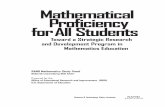 Mathematical Proficiency forAll Students - rand.org · iv Mathematical Proficiency for All Students This report is the second in a series of RAND reports on the topic of education