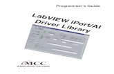 LabVIEW iPort/AI Driver Library Programmer's · PDF fileLabVIEW iPort/AI Driver Library ... LabVIEW V6.0 or later. ... The LabVIEW iPort VI interface and sample LabVIEW application