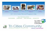 Tri-Cities Community: Integrated Community Literacy Plan · Tri-Cities Community ... Adult Literacy Book Clubs ... Distribution of approximately 2000 Books for BC Babies bags has
