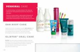 PERSONAL CARE G&H BODY CARE GLISTER ORAL CARE - Amway · Thanks to our rigorous research, inspired product development and . ... an harmonious mix of botanicals - White Tea, Natural