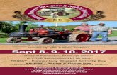 Thresher Brochure 2017 WEB - blythsteamshow.on.ca Cabin / People Movers Headquarters 17. Steam Shovel 18. Chainsaw Sculptures 19. Blacksmith 20. Sawmill 22. Antique Flea Market 23.