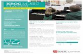 KROC MUSIC CLASSES - The Salvation Army Kroc Center to enroll in private piano lessons. ADVANCED PIANO Students build upon skills such as improvisa-tion, incorporating different styles