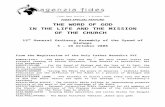 Fides News Service – Dossier October 2008 · Web viewFides News Service – 4 October 2008 FIDES SPECIAL FEATURE THE WORD OF GOD IN THE LIFE AND THE MISSION OF THE CHURCH 12th General