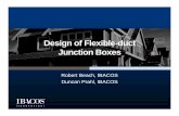 Design of Flexible-Duct Junction Boxes · Design of Flexible-duct Junction Boxes What did we look at? Set Name 1 Four Outlets with an Entrance Diffuser 2 Four Outlets, Equal Flows