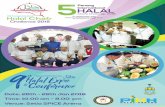 5TH PENANG INTERNATIONAL HALAL CHEFS CHALLENGE · 5TH PENANG INTERNATIONAL HALAL CHEFS CHALLENGE ... Sauces, Accompaniments and Garnishes must be prepared in the kitchen. ... vegetables,