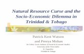 Natural Resource Curse and the Socio-Economic … Dilemma in Trinidad & Tobago ... intensive promotional activities to attract ... marketing and promotional assistance