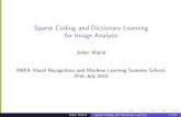 Sparse Coding and Dictionary Learning for Image Analysislear.inrialpes.fr/people/mairal/resources/pdf/Grenoble2010.pdf · Sparse Coding and Dictionary Learning for Image Analysis