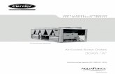Air-Cooled Screw Chillers 30XA “A” - Κλιματισμός · INSTALLATION, OPERATION AND MAINTENANCE MANUAL Air-Cooled Screw Chillers 30XA “A” Original document Unit with