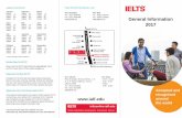 IELTS General Info 2017  · PDF fileIELTS dimiliki bersama oleh badan ahli pendidikan dan bahasa: British Council, IDP: IELTS Australia dan Cambridge English Language Assessment