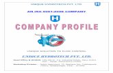 UNIQUE HYDROTECH PVT. LTD - SeekPartfile.seekpart.com/keywordpdf/2010/12/20/...UNIQUE HYDROTECH PVT. LTD., formerly known as ‘Unique Engineering Works’ is a SSI Unit started on