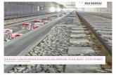 REHAU UNDERGROUND/SUBURBAN RAILWAY SYSTEMS · REHAU U/S RAILWAY SYSTEMS Load-bearing components for a safe traction current supply s 3rd rail system technology Cover system for top