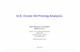 U.S. Crude Oil Pricing Analysis - OurEnergyPolicy.org. Crude Oil Pricing Analysis ... (OPEC) cartel continues to control crude oil prices indirectly ... Annual Average Heating Oil