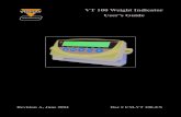 VT 100 Weight Indicator User’s Guide - erde.netrix.seerde.netrix.se/shop/assets/shop_files/VT100men.pdf · Doc # UM-VT100-EN II VT100 User Manual, Rev. A Warranty Vishay Transducers