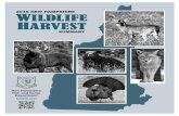2016 NEW HAMPSHIRE WILDLIFE HARVEST NEW HAMPSHIRE SUMMARY WILDLIFE HARVEST NEW HAMPSHIRE FISH AND GAME DEPARTMENT 11 Hazen Drive Concord, NH 03301 (603) 271-2461 huntnh.com 2016 NEW