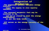 Lecture 8- Integration of Metabolism - Home - medscistudents 1102/Integration o… · PPT file · Web viewLipid metabolism: FA oxidation increased and the TCA cycle cannot cope up