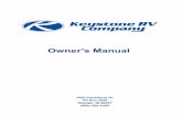 Owner’s Manual - keystonerv.com Range Hood 36 Range / Cook-Top (outside) ... (IRC) 55 Manual Override ... Keystone RV Company Owner’s Manual 4/10/2010 1 Introduction