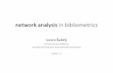 network analysis in bibliometrics - Lovro Šubelj @ Ljubljanalovro.lpt.fri.uni-lj.si/slides/cwts17.pdf · network analysisin bibliometrics Lovro Šubelj University of Ljubljana, Faculty