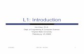 L1: Introduction - Hui Chenhuichen-cs.github.io/course/CSCI445/2016Fall/notes/lecture01.pdfL1: Introduction Hui Chen, ... Forwarding nodes (switches) Switched network Hosts connected