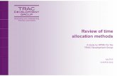 A study by KPMG for the TRAC Development GroupTRAC Development Groupdera.ioe.ac.uk/14967/1/Review of time allocation methods.pdf · A study by KPMG for the TRAC Development GroupTRAC