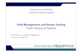 Risk Management and Stress Testing - MathUniPDbrixen07/slides/bonollo.pdf · Risk Management and Stress Testing ... Ex-ante vs. Ex-post gaussian VaR in portfolio management ... •