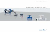 The Range of Valves 2011 - U-Thong · The Range of Valves 2011. ... Product portfolio p. 6-8 Overview of standards p. 9 ... rotating equipment – also for non-KSB products: