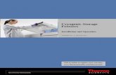 Cryogenic Storage Freezers - Thermo Fisher Scientific.pdf · Cryogenic Storage Freezers ... 1 Cryogenic Models The following cryogenic models are described in this manual: ... Freezing