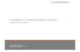 LiveNX 5.2 Quick Start Guide - LiveAction 5.2 Quick Start Guide The purpose for this Quick Start Guide is to provide quick and detailed instructions setting up LiveAction for the first