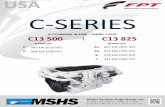 USA C-SERIES - MSHS - Diesel Engine Repair, … FPT C13 500 825.pdf · C13 500 . I . C13 825 . USA . Motor-Services Hugo Stamp, Inc. P ... Engine Benefits . PERFORMANCE: Engine derived