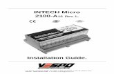INTECH Micro 2100-A16 Rev 1 - Vespo Products Intech improvements/2100a16-install.pdf · Section D. Connecting to a PLC as an Intelligent Multiplexer. Clock & Reset Channel Select.