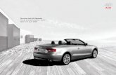 The new Audi A5 Cabriolet Pricing and Specification Guide … · The new Audi A5 Cabriolet Pricing and Specification Guide Valid from April 2009. 3 Thisguidehasbeendesignedtohelpyoutailorand