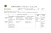 PLANIFICACIÓN MENSUAL DE CLASES - americanbritish.clamericanbritish.cl/central/images/2014/pdf/Red_Anual_Contenidos/... · N°3 Past tenses UNIT 1 Simple past – past continuous