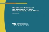 Resident Manual of Trauma to the Face, Head, and Neck · surgery has its origins in the early formation of the specialty over 100 ... 20 Resident Manual of Trauma to the Face, ...