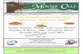 LOOM OFFICE (530) 671-1204 - Yuba City Mooseyubacitymoose.com/files/November_2016_Moose_Call_Email.pdf · SICKNESS & DISTRESS ... Menu: Traditional Thanksgiving dinner (includes turkey,
