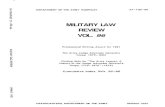 MILITARY LAW REVIEW VOL. 96 - Library of Congress · MILITARY LAW REVIEW-VOL. 96 ... Masculine pronouns appearing in the pamphlet refer to both ... len,gth requirement.