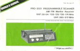 PRO-2021 Programmable Scanner 20-113w7evl.com/pdf/pro2021.pdfPRO-2021 PROGRAMMABLE SCANNER ... Shack sales slip as proof of purchase date to any Radio Shack store. ... PRO-2021 Programmable