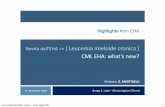Novità dall’EHA >> [ Leucemia mieloide cronica ] mieloide cronica - Copyright FSE 4 Nilotinib in Newly Diagnosed CML-CP (GIMEMA) (#0404) Study Design Phase II, open-label, multicenter