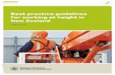 Best practice guidelines for working at height in New … , VA YMENT W A 8 2. Purpose The Best Practice Guidelines for Working at Height in New Zealand provide health and safety guidance